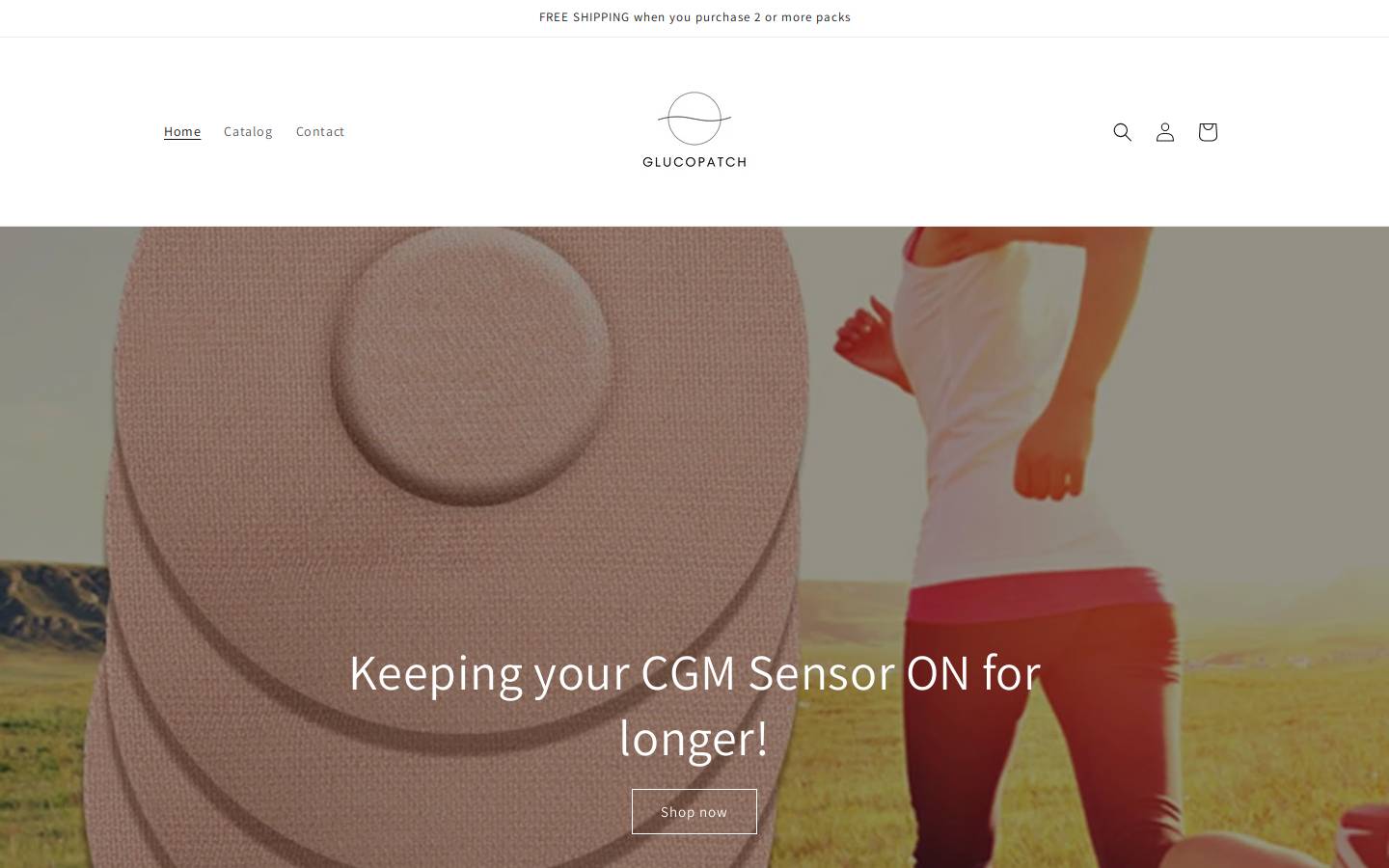 glucopatch.com.au homepage screenshot