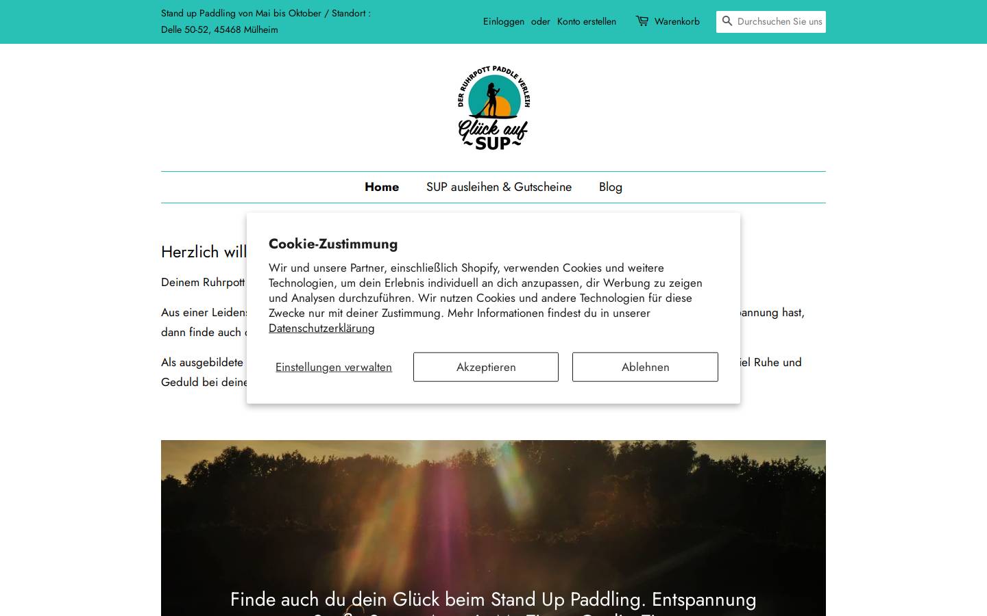 glueckaufsup.de homepage screenshot