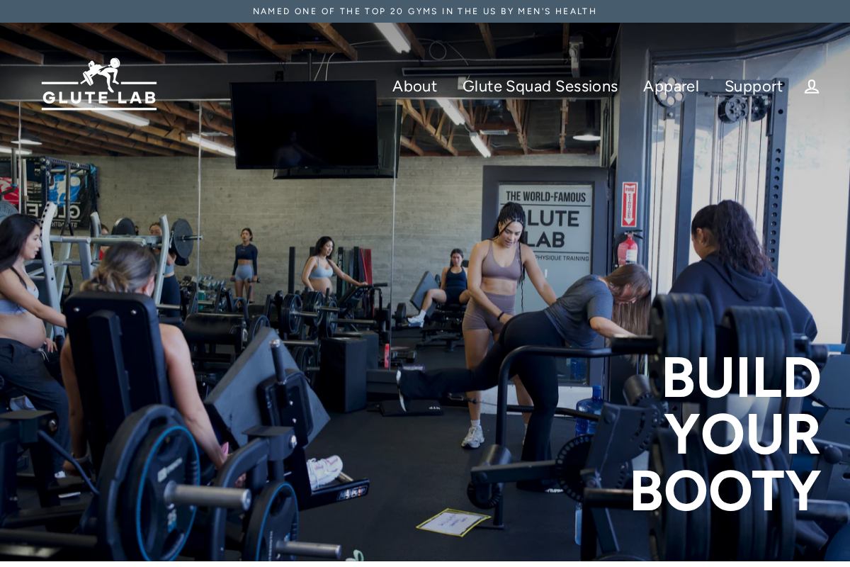 glutelab.com homepage screenshot