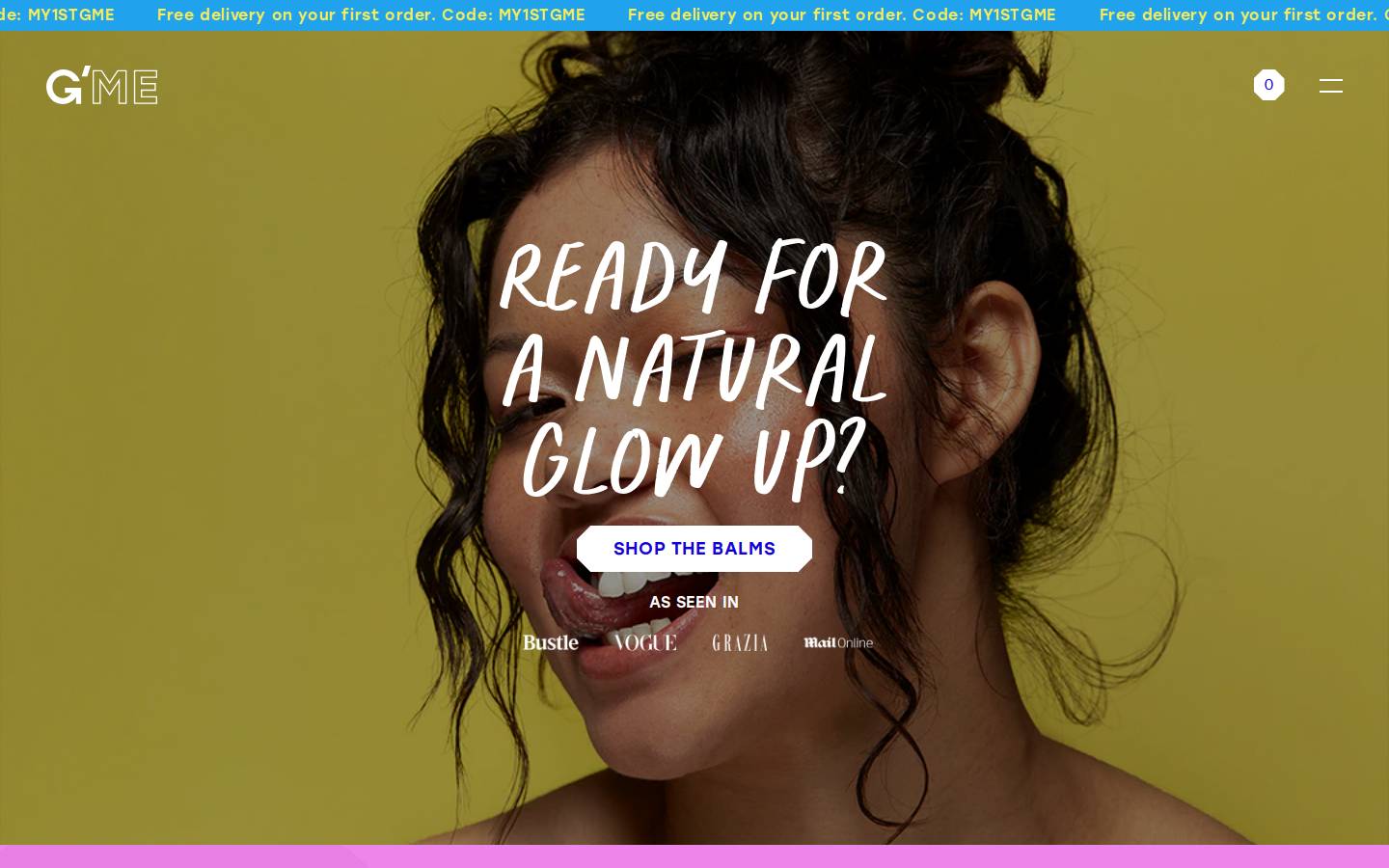 gmelondon.com homepage screenshot