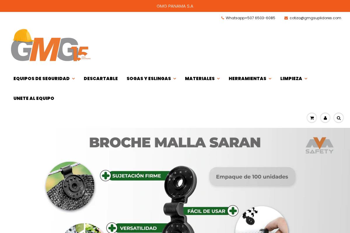 gmgsuplidores.com homepage screenshot