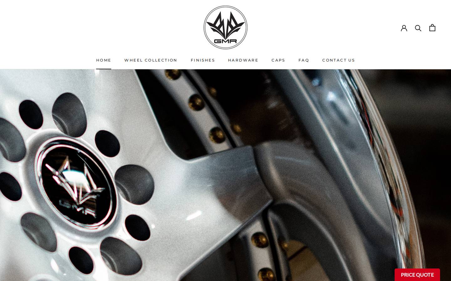 gmrwheels.com homepage screenshot