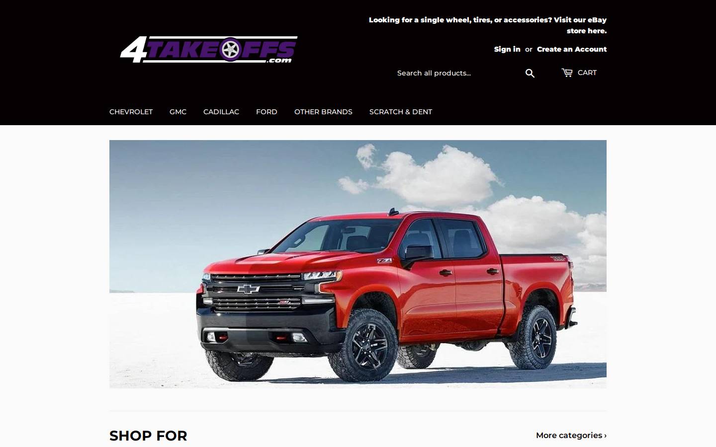 gmtakeoffs.com homepage screenshot