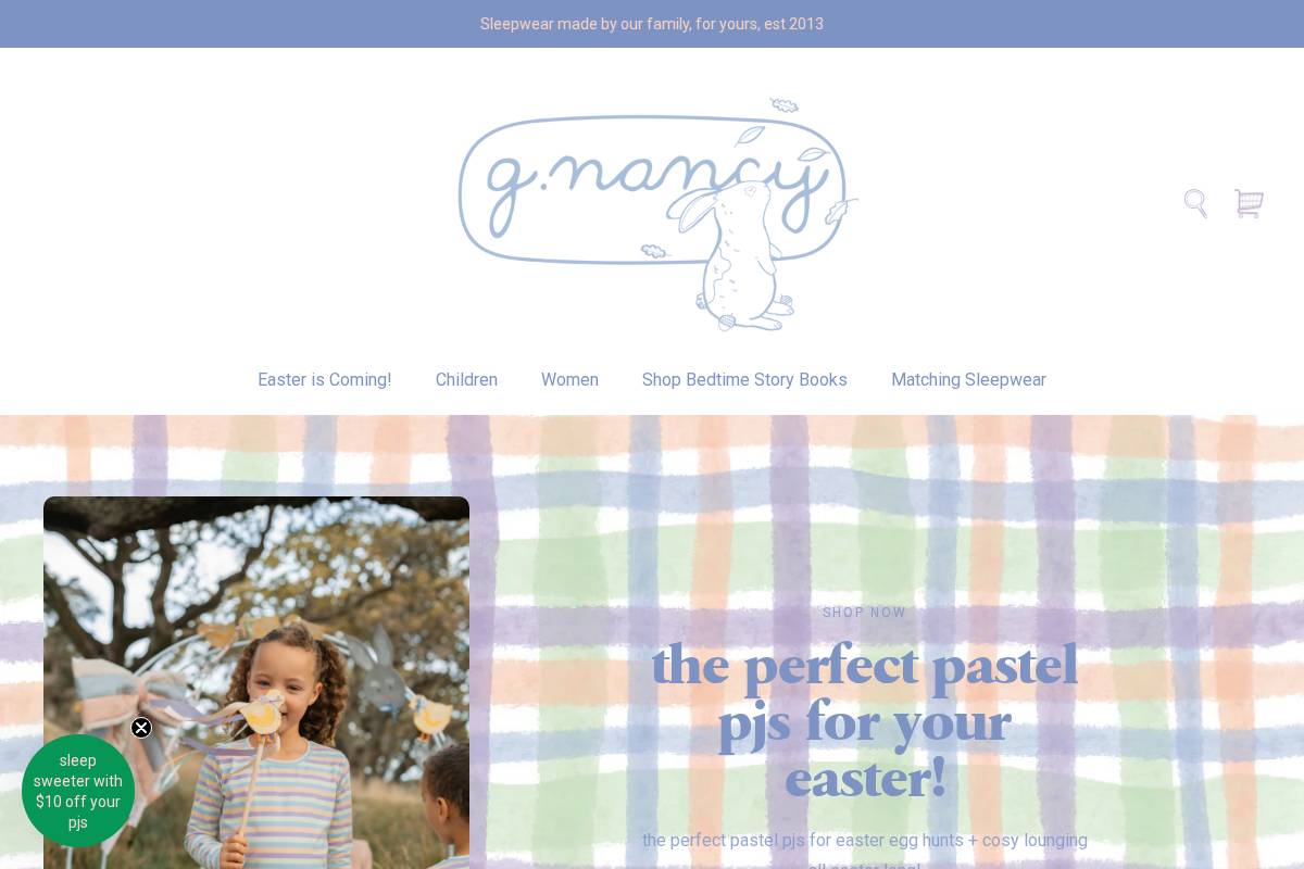 gnancy.com homepage screenshot