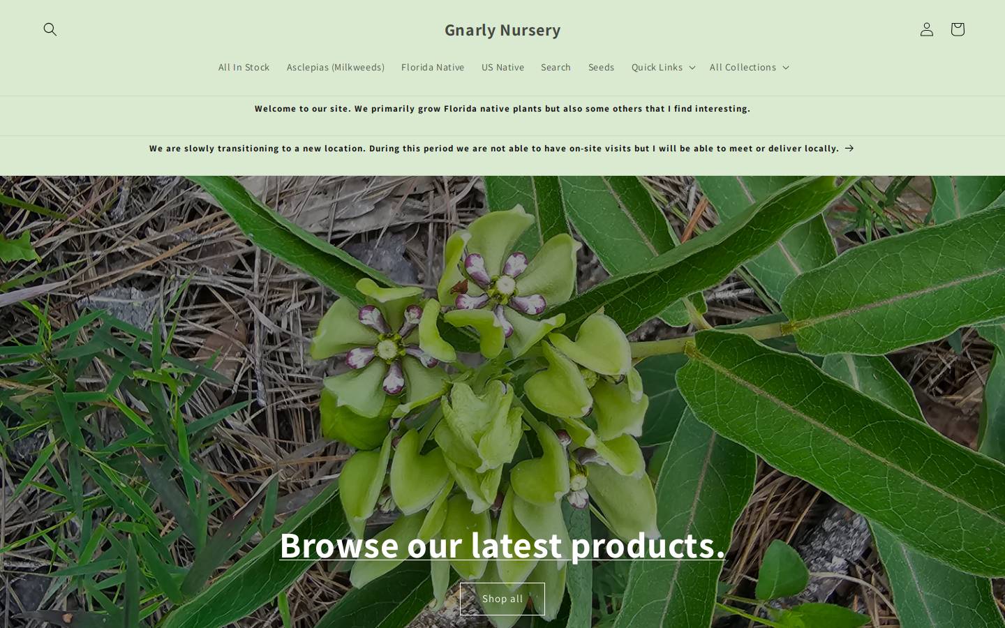 gnarlynatives.com homepage screenshot