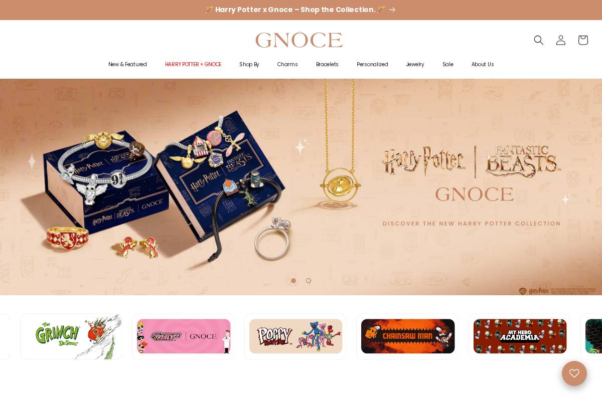 Gnoce homepage screenshot
