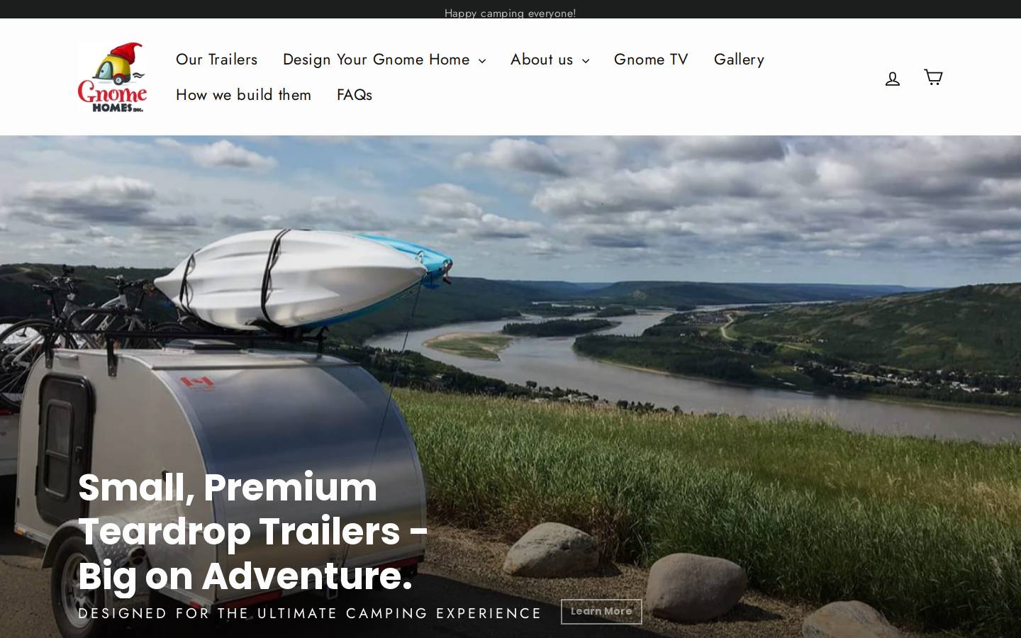 gnomehomesinc.com homepage screenshot