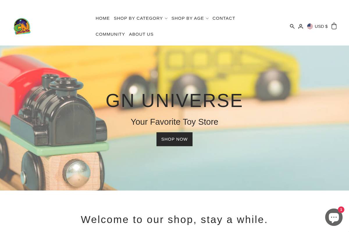 gnuniverse.com homepage screenshot