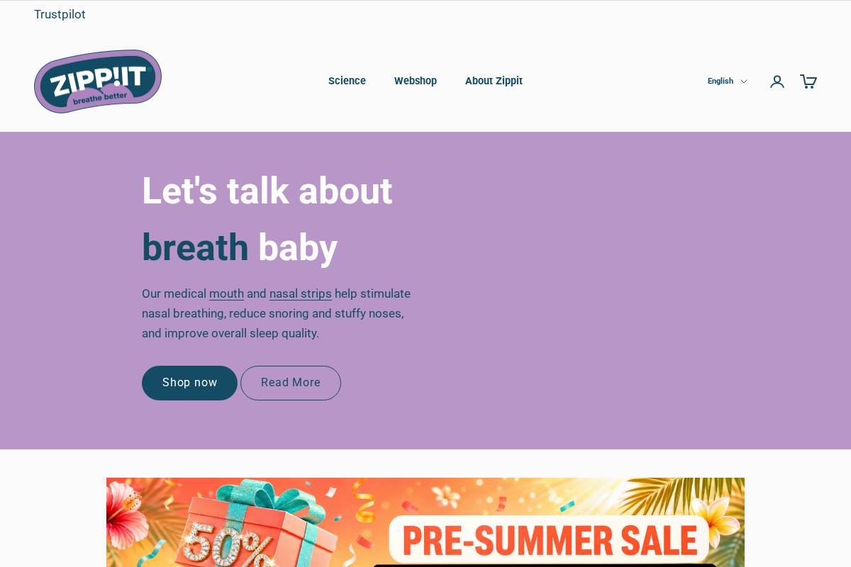 Go Zippit homepage screenshot
