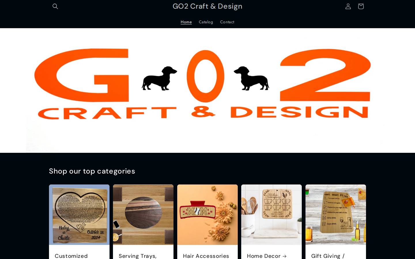 go2craftdesign.com homepage screenshot