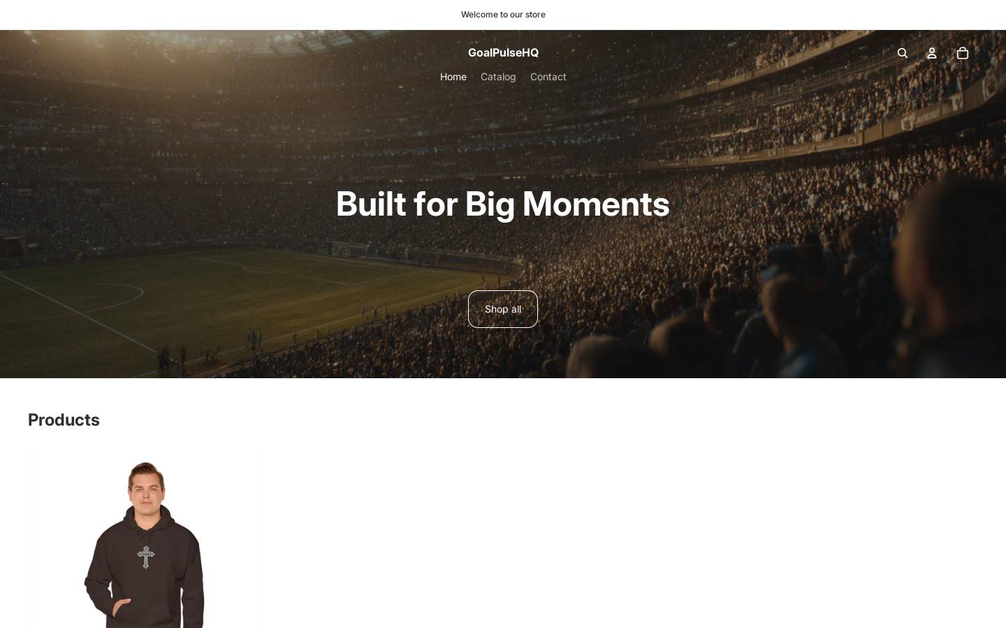 goalpulsehq.com homepage screenshot