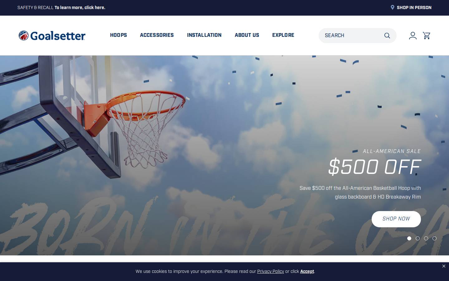 Goalsetter Systems Inc. homepage screenshot