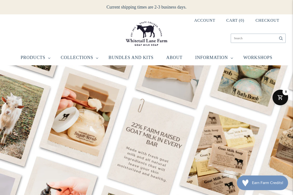 goatmilksoaper.com homepage screenshot