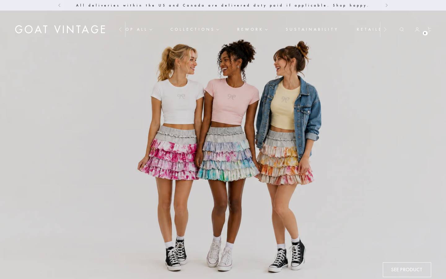 goatvintage.com homepage screenshot