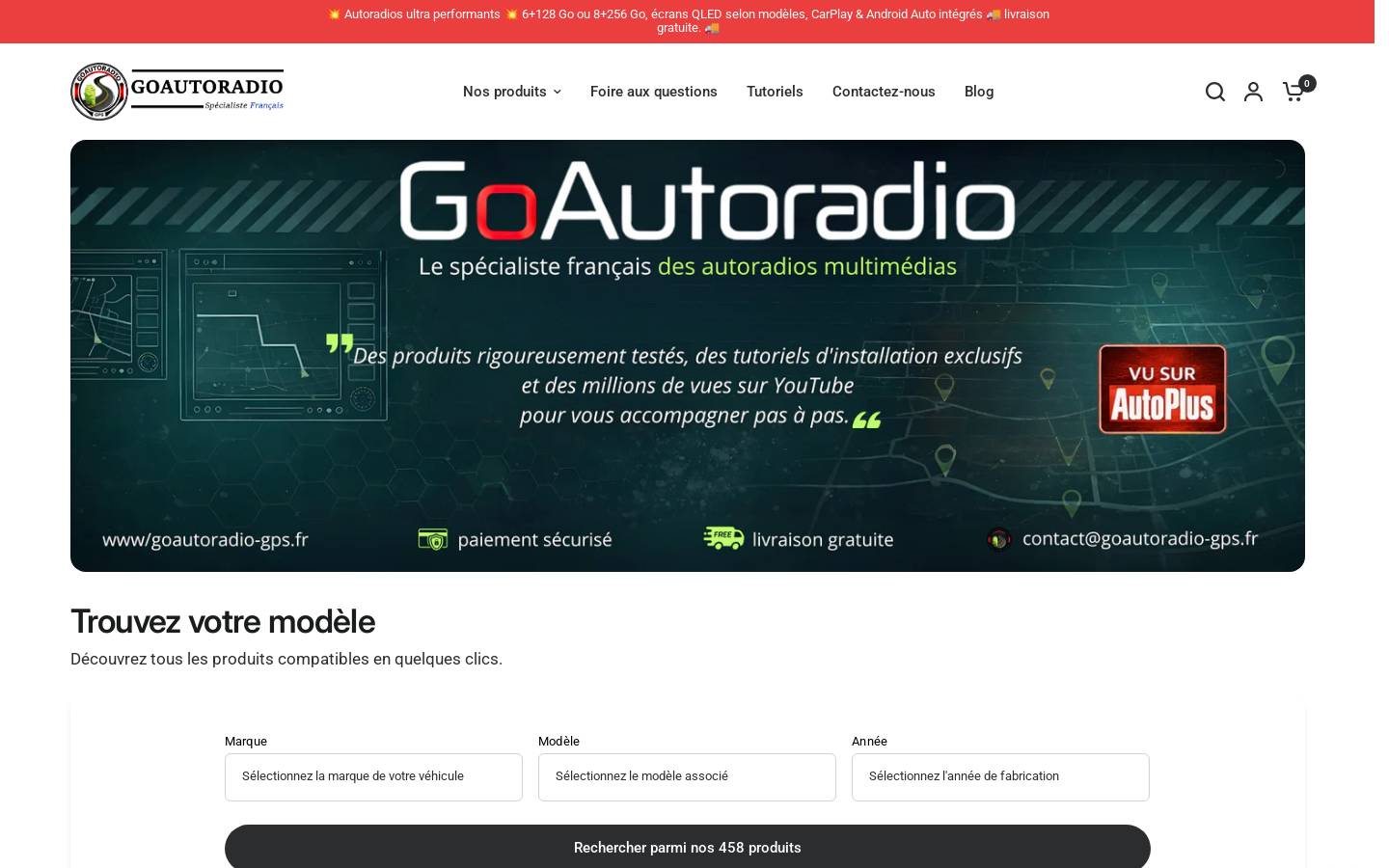 goautoradio.fr homepage screenshot