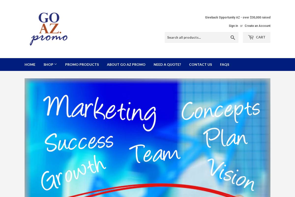 goaz.promo homepage screenshot