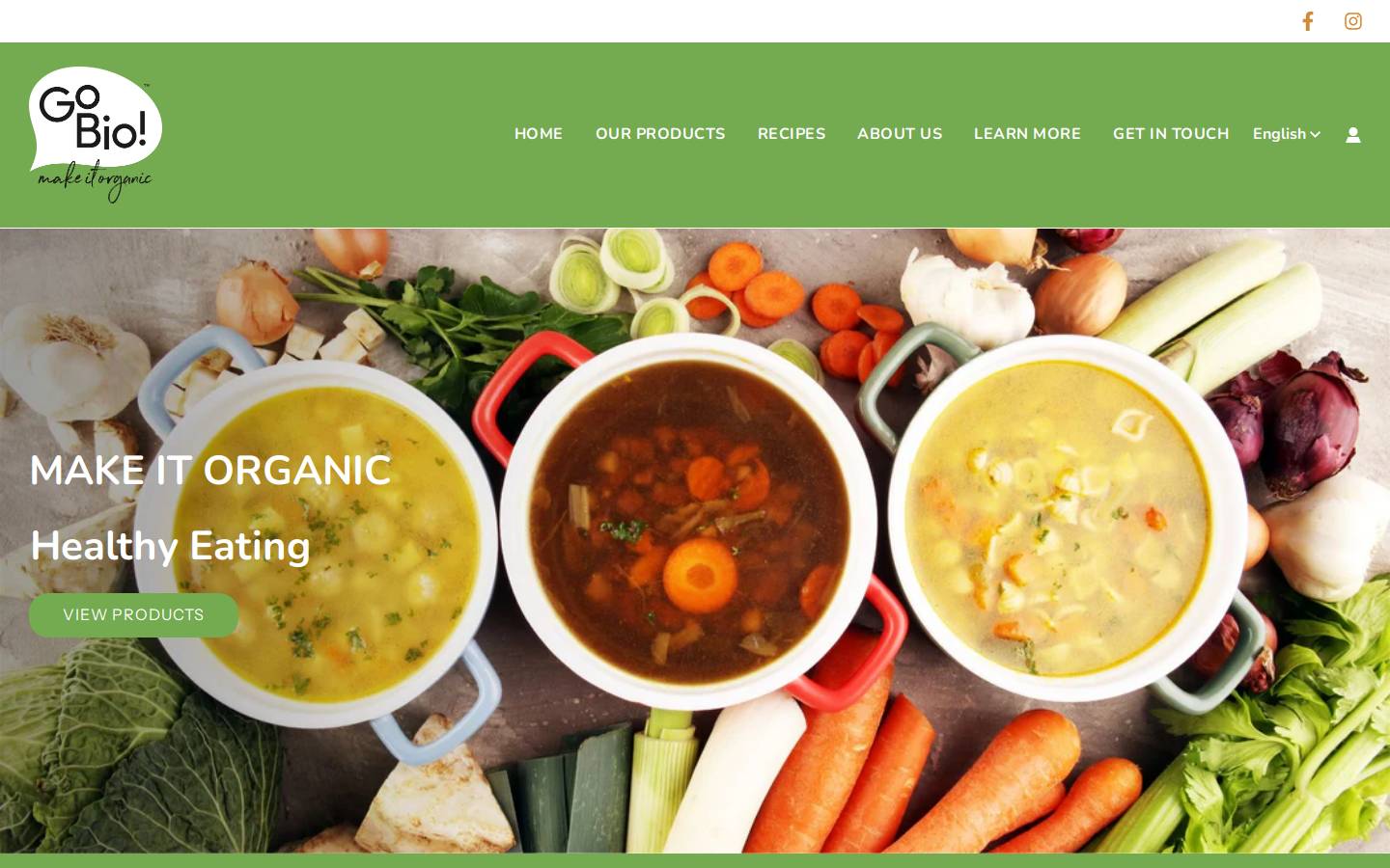 gobio-food.ca homepage screenshot