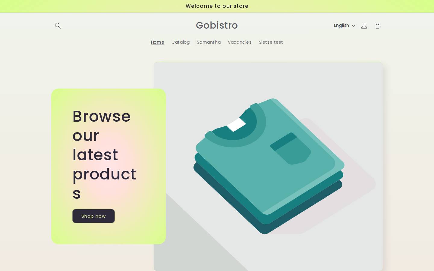 gobistro.nl homepage screenshot