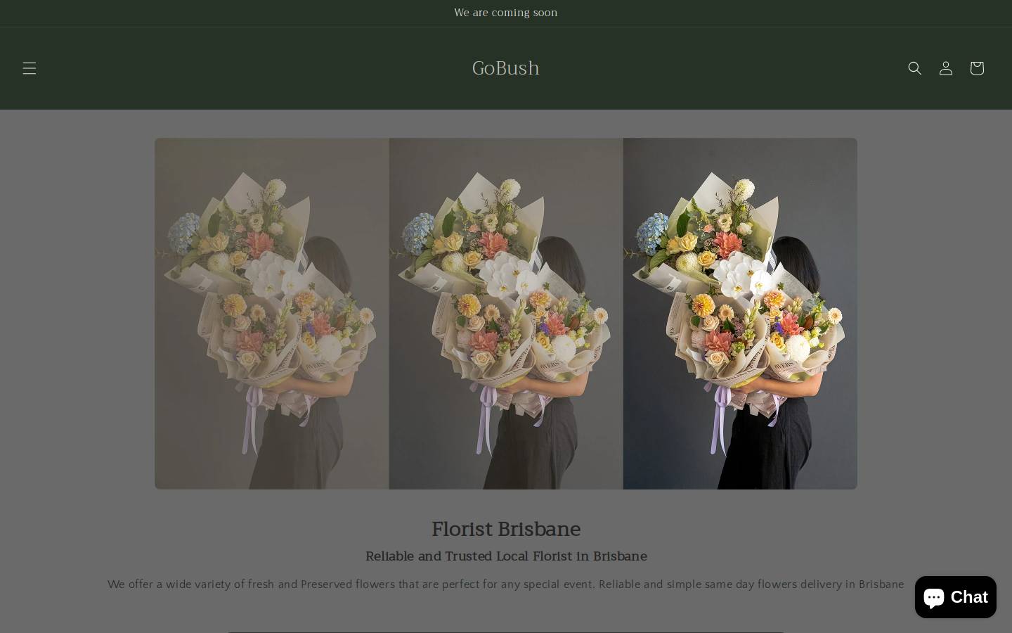 gobush.com.au homepage screenshot