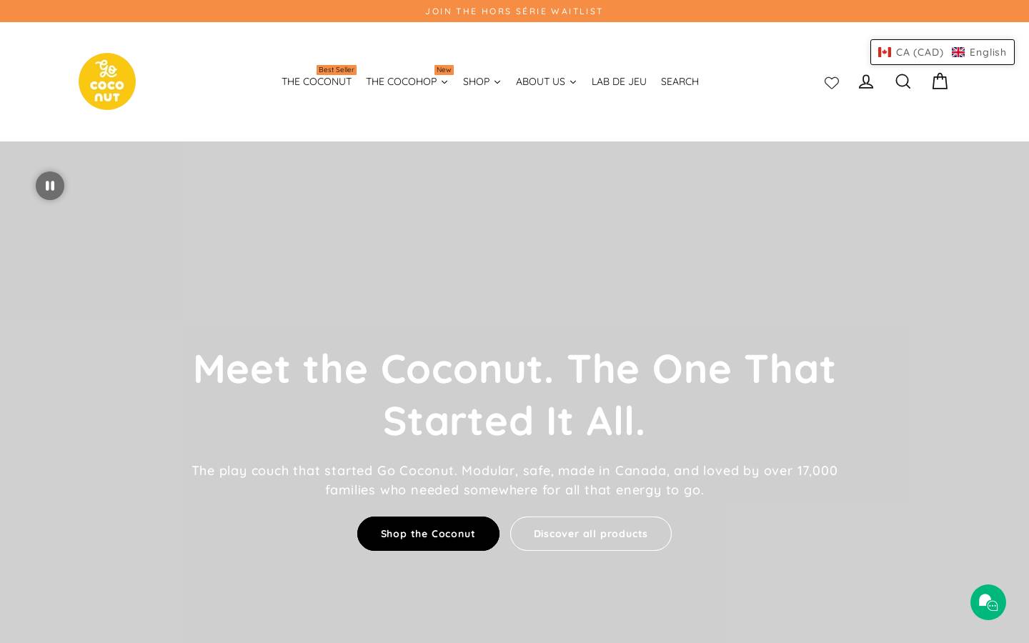 gococonut.ca homepage screenshot