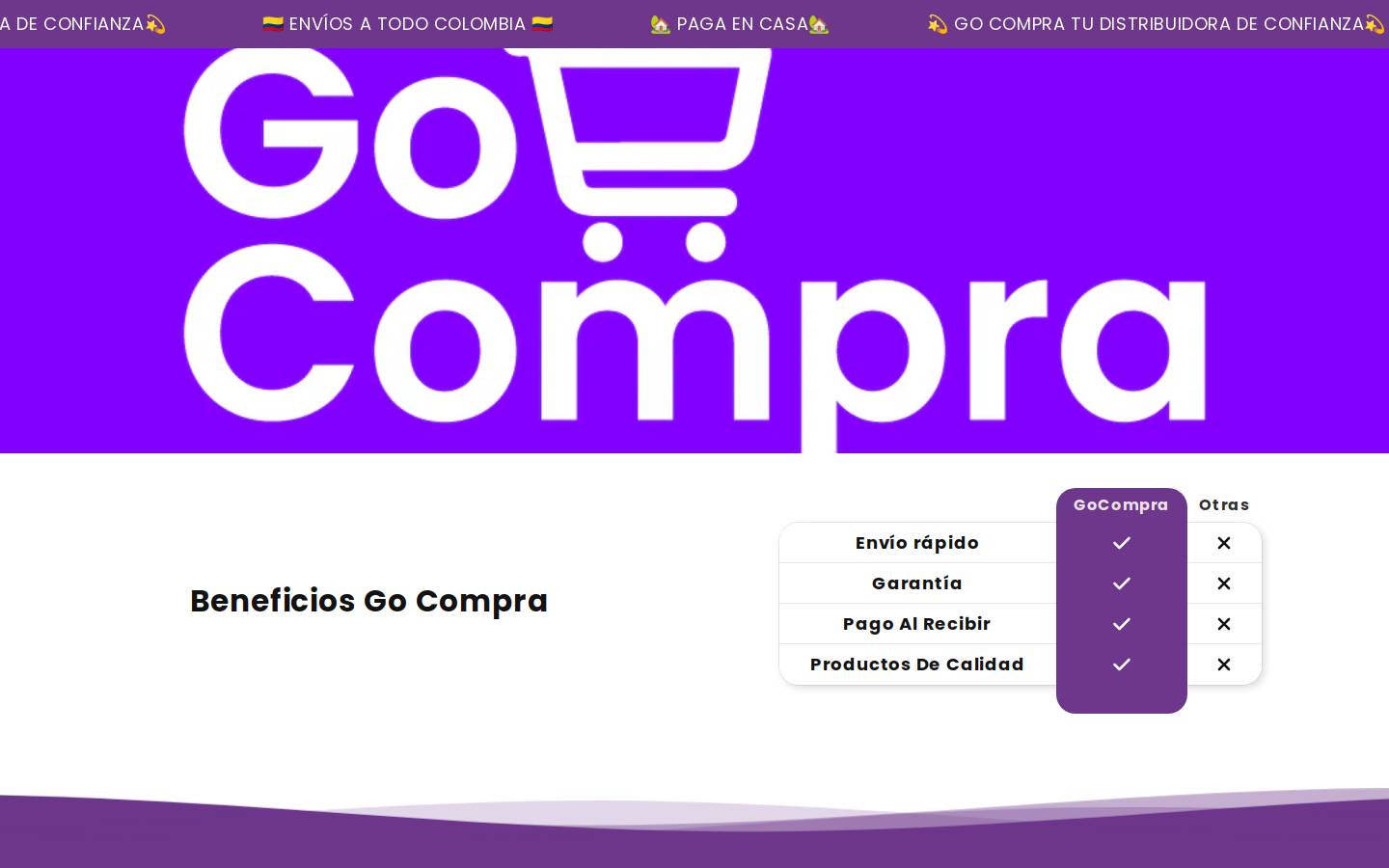 gocompra.co homepage screenshot