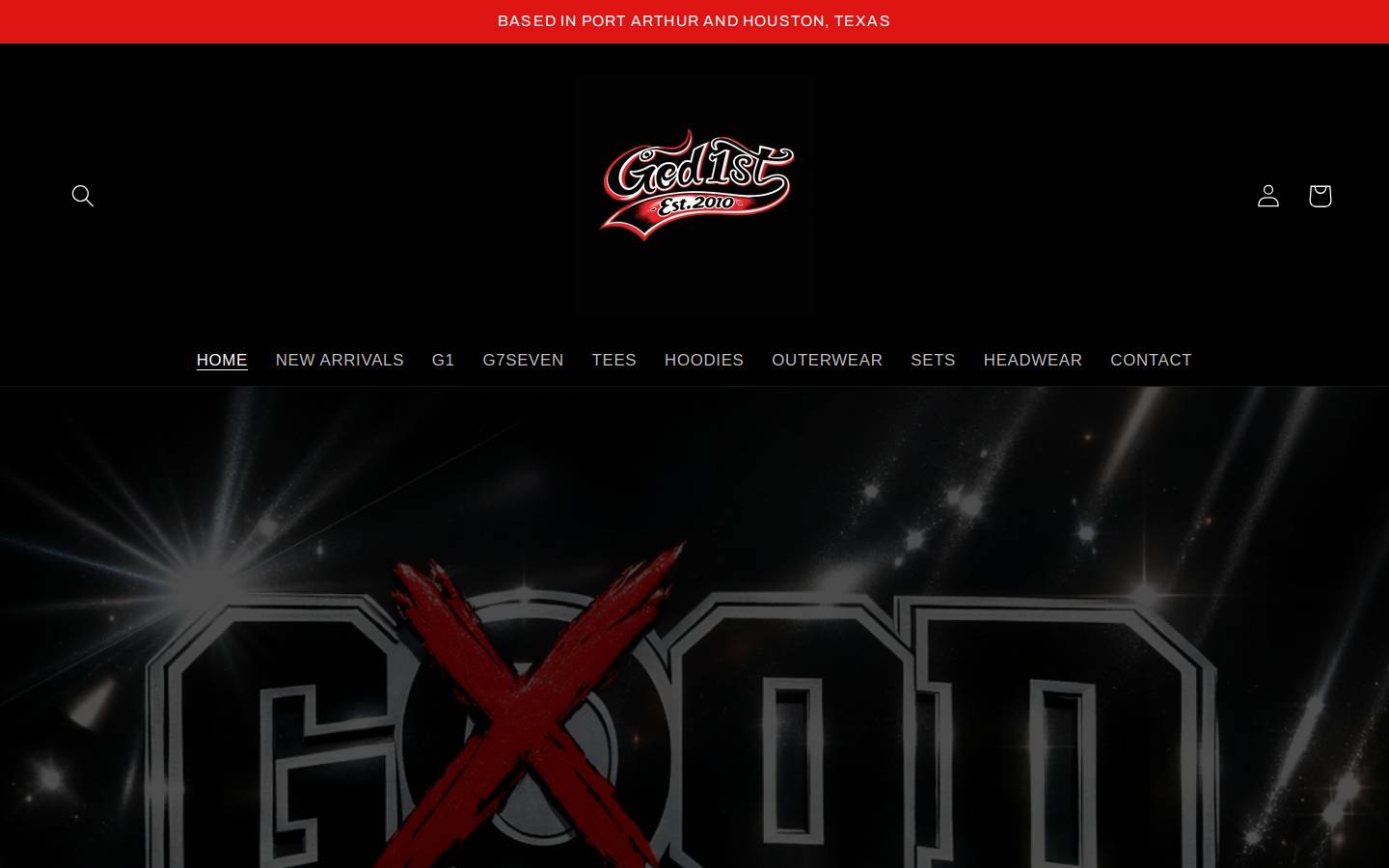 god1stofficial.com homepage screenshot
