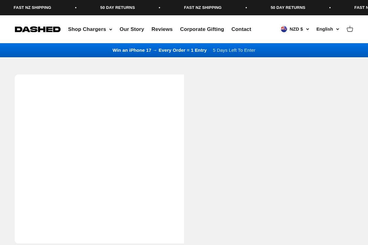 Godashed homepage screenshot