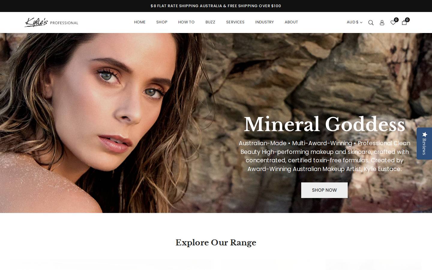 goddessey.com.au homepage screenshot
