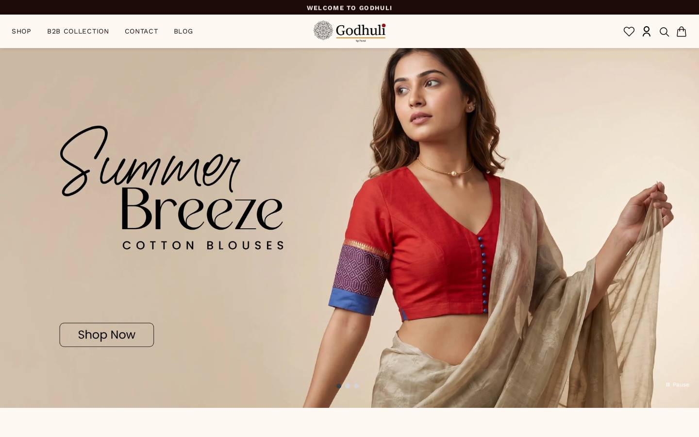 godhulionlinestore.com homepage screenshot