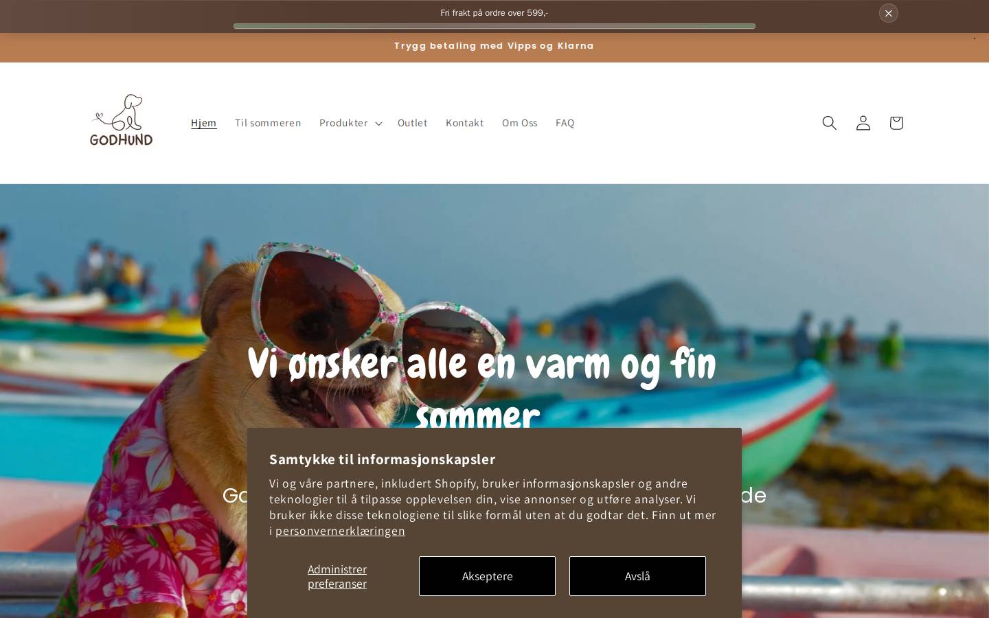 GodHund homepage screenshot