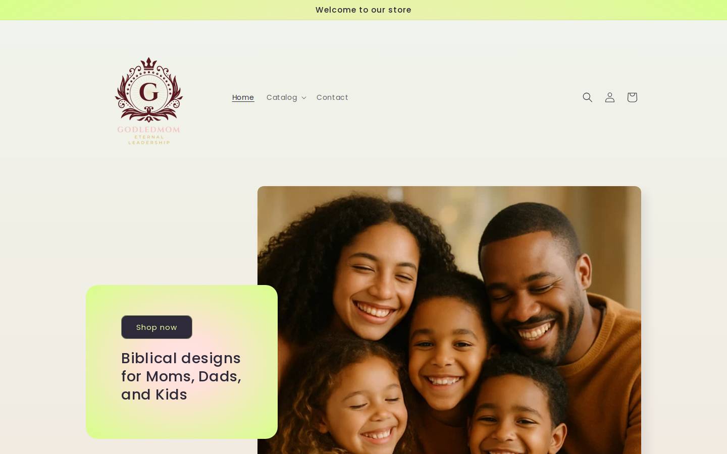 godledmom.com homepage screenshot