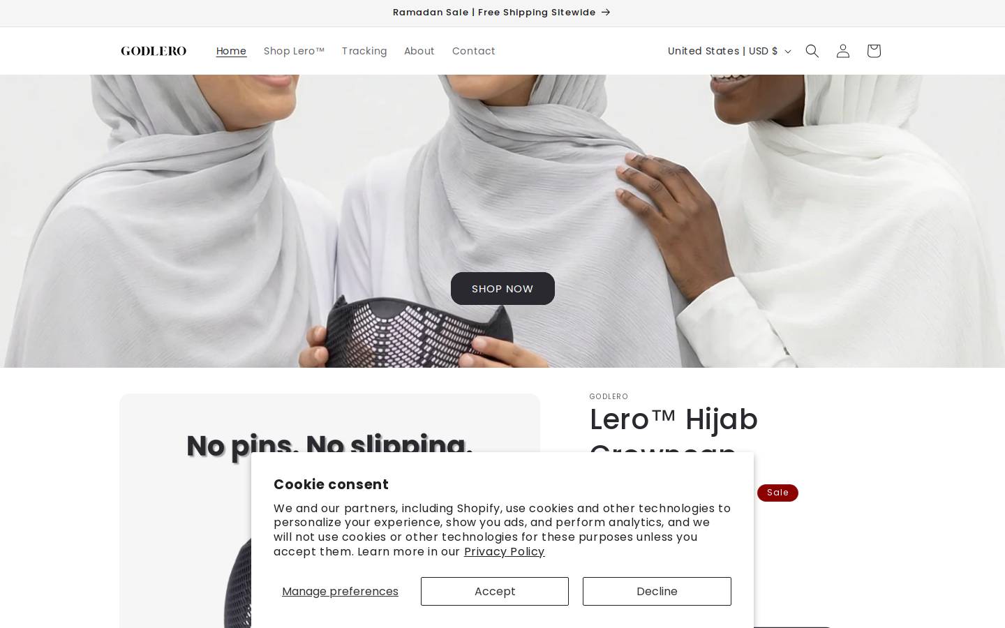 Godlero homepage screenshot