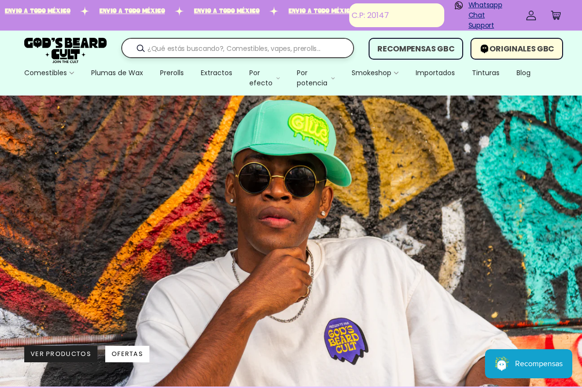 Gods homepage screenshot