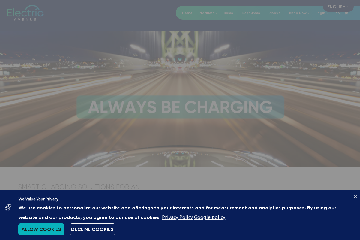 Electric Avenue homepage screenshot