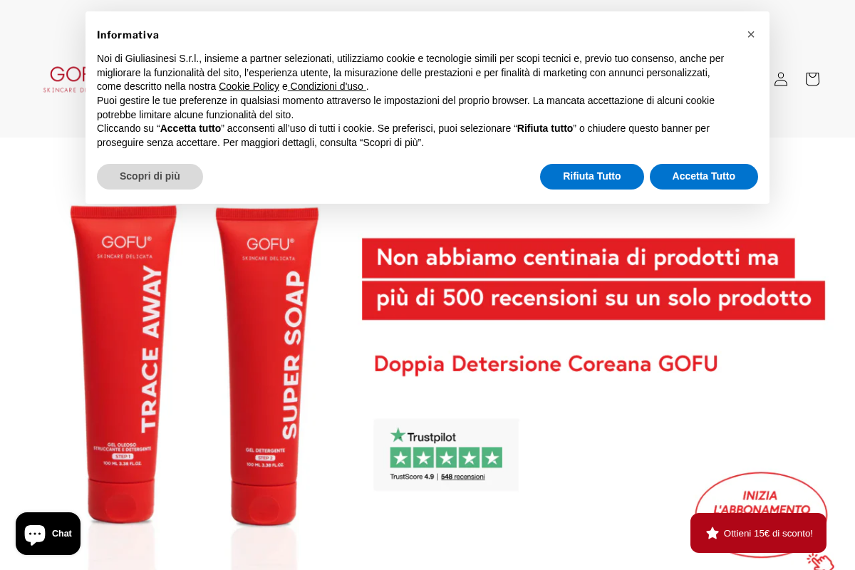 Gofu Doppia Detersione Coreana homepage screenshot