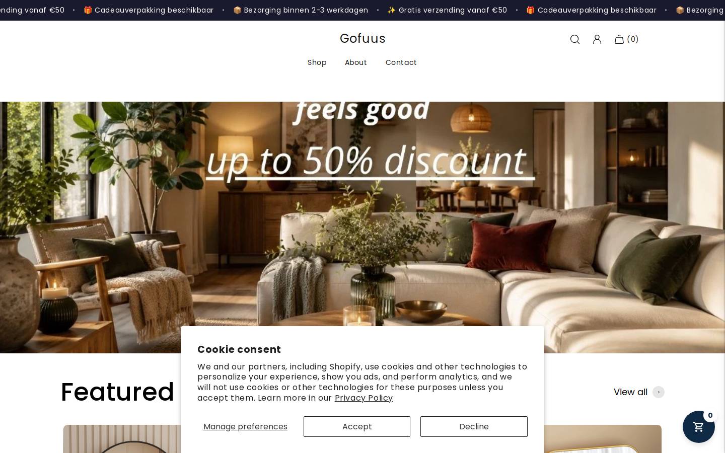 gofuus.com homepage screenshot