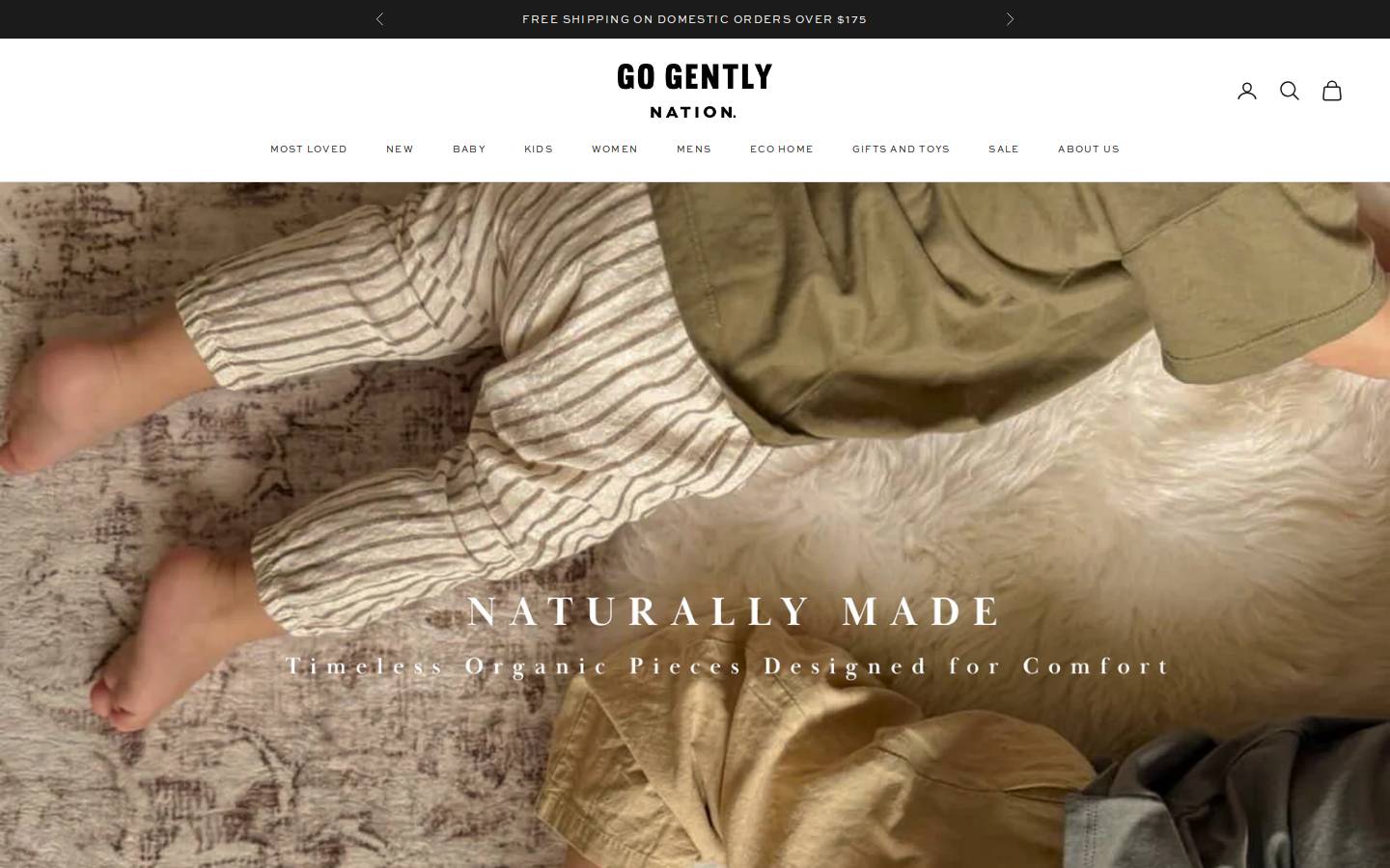 gogentlynation.com homepage screenshot