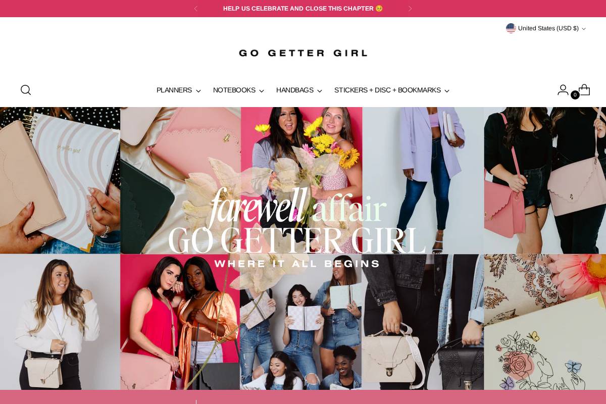 gogettergirlco.com homepage screenshot