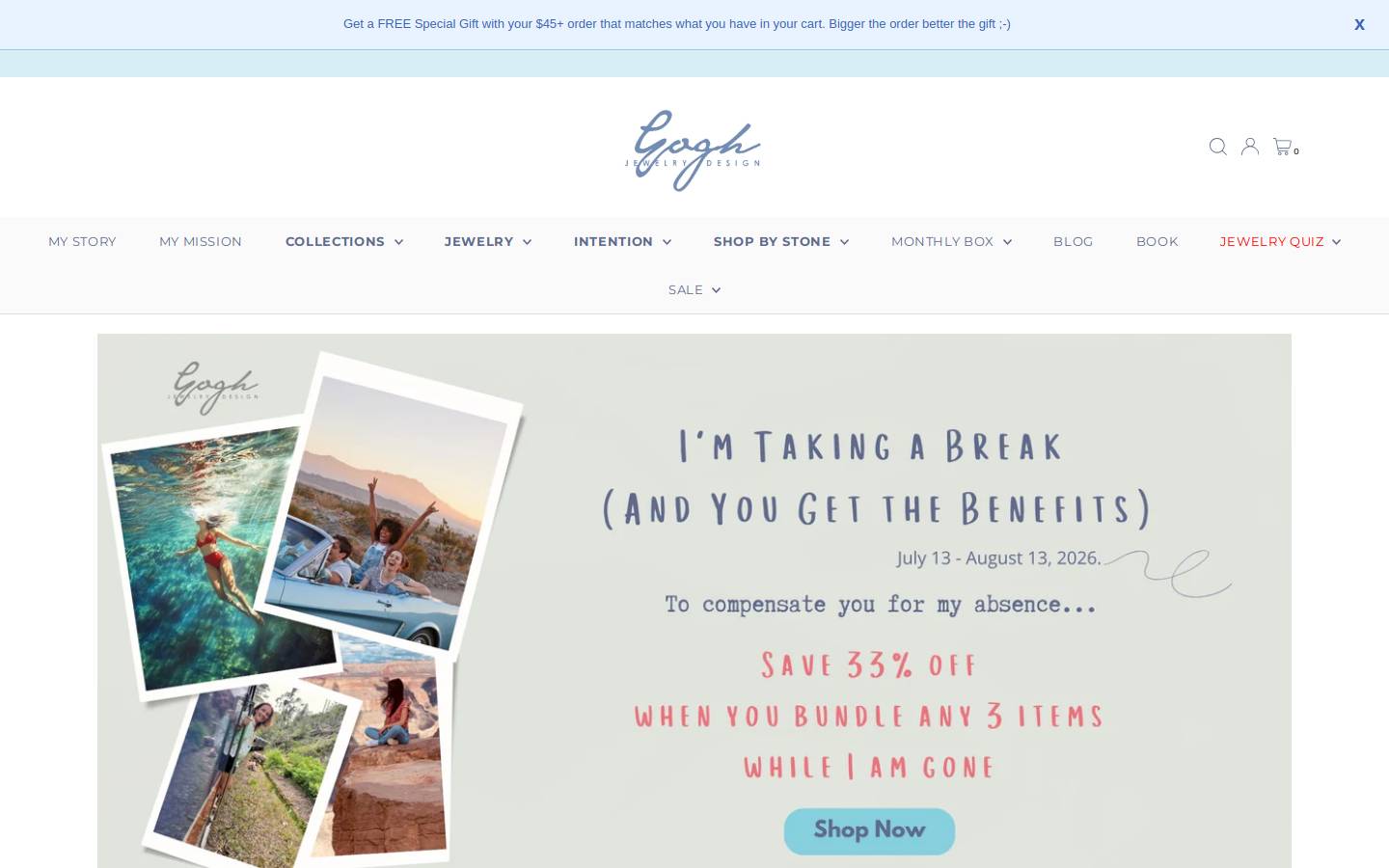 Gogh Jewelry Design homepage screenshot