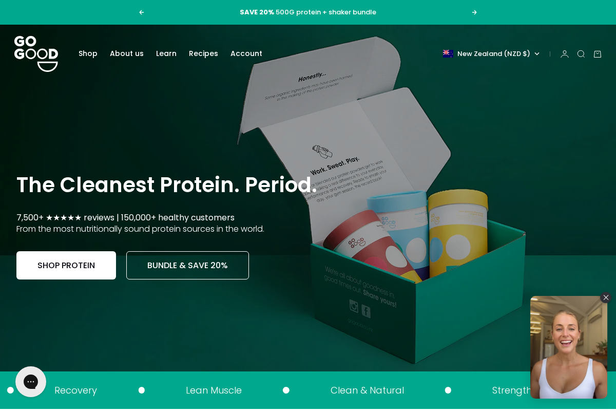 Go Good homepage screenshot