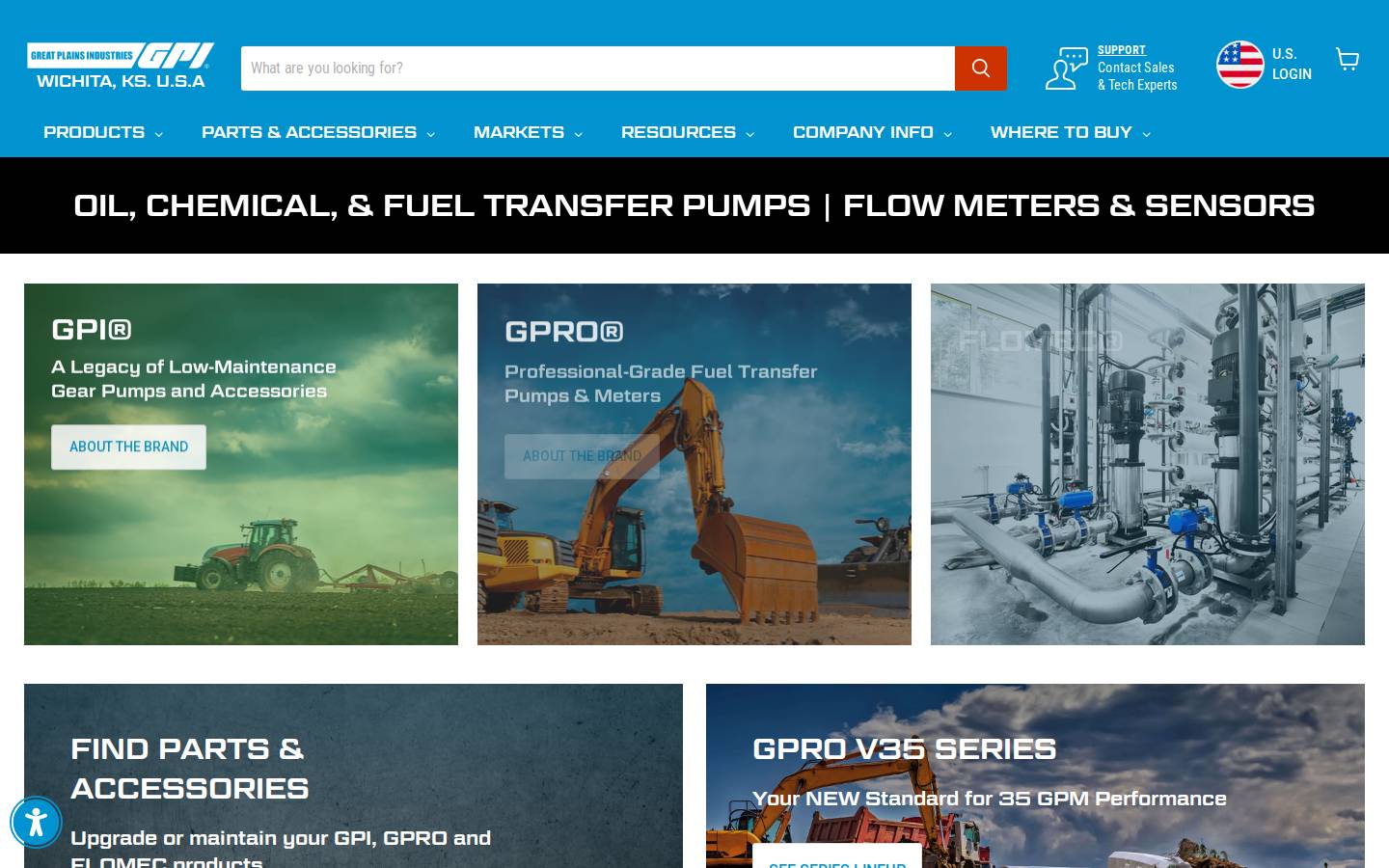 gogpro.com homepage screenshot