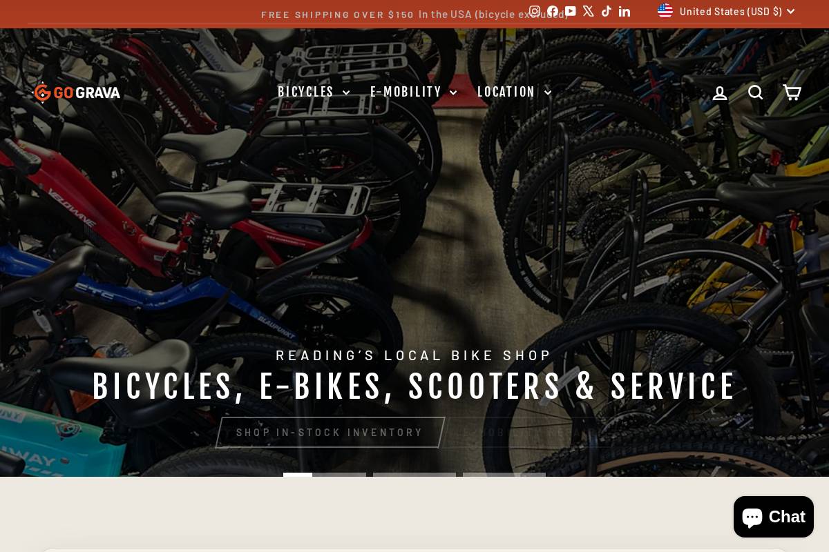 gograva.com homepage screenshot