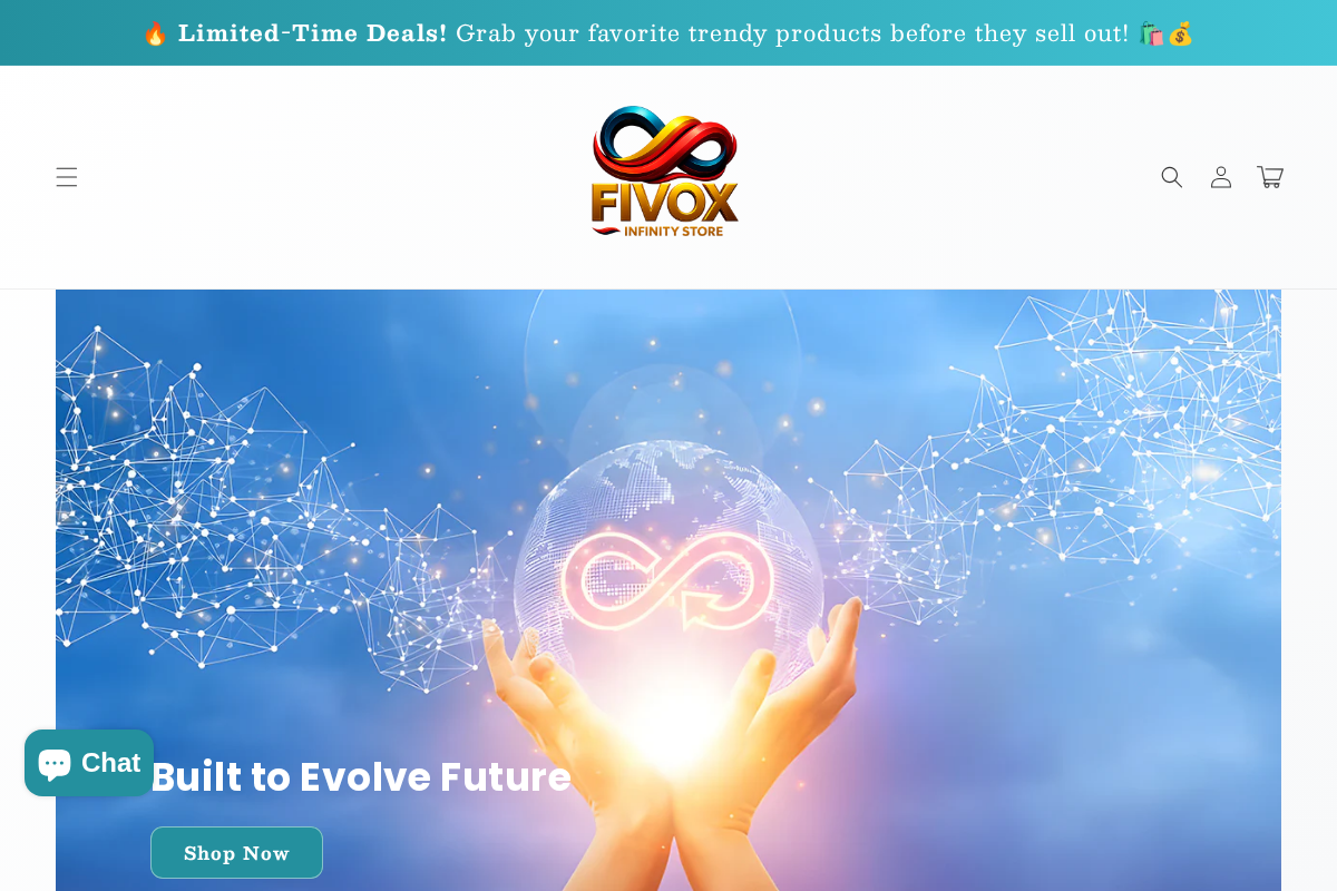 INFINITY STORE homepage screenshot