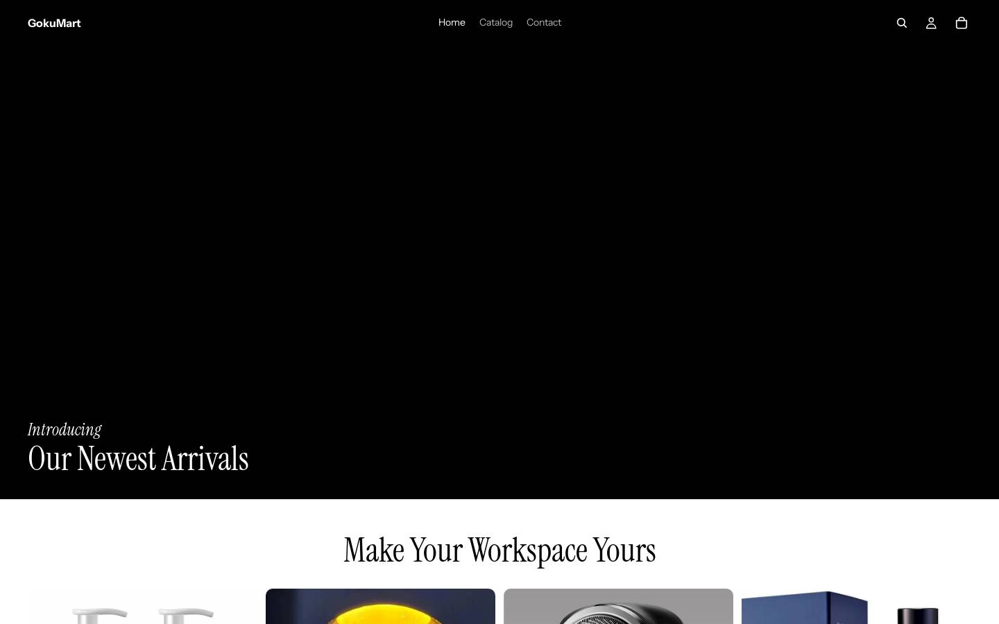 gokumartglobal.com homepage screenshot
