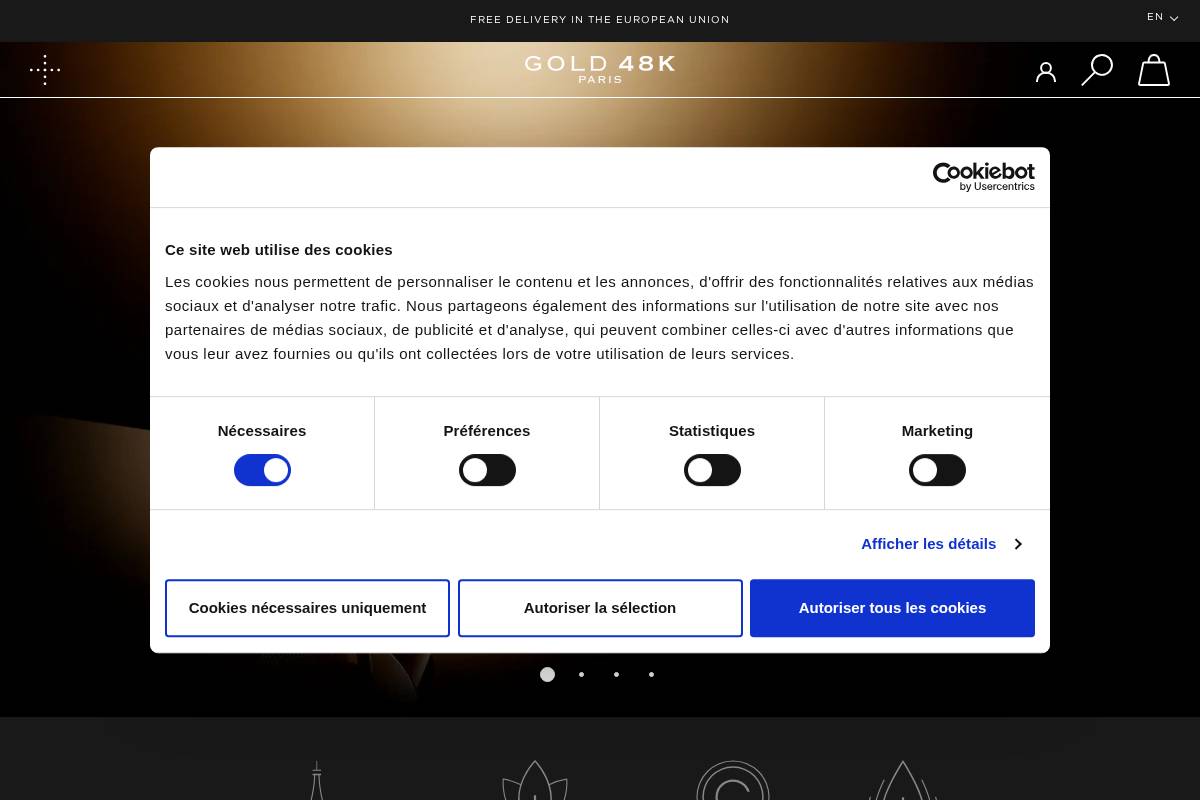 gold48k.com homepage screenshot