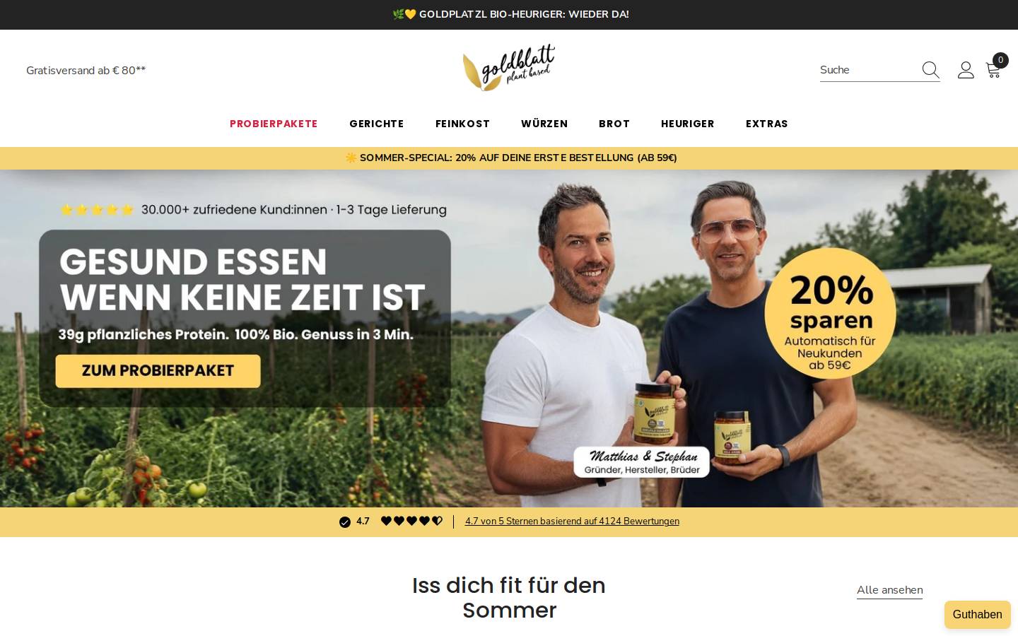 goldblatt.at homepage screenshot