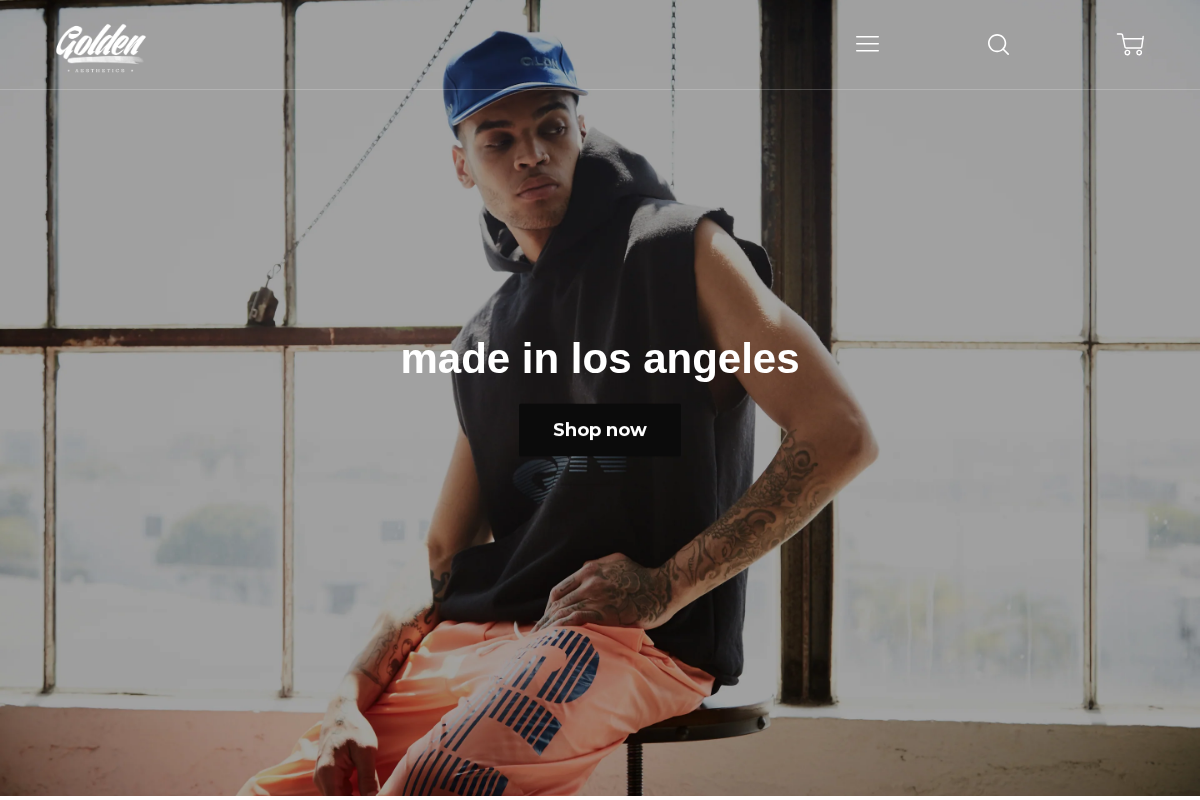 goldenaesthetics.com homepage screenshot