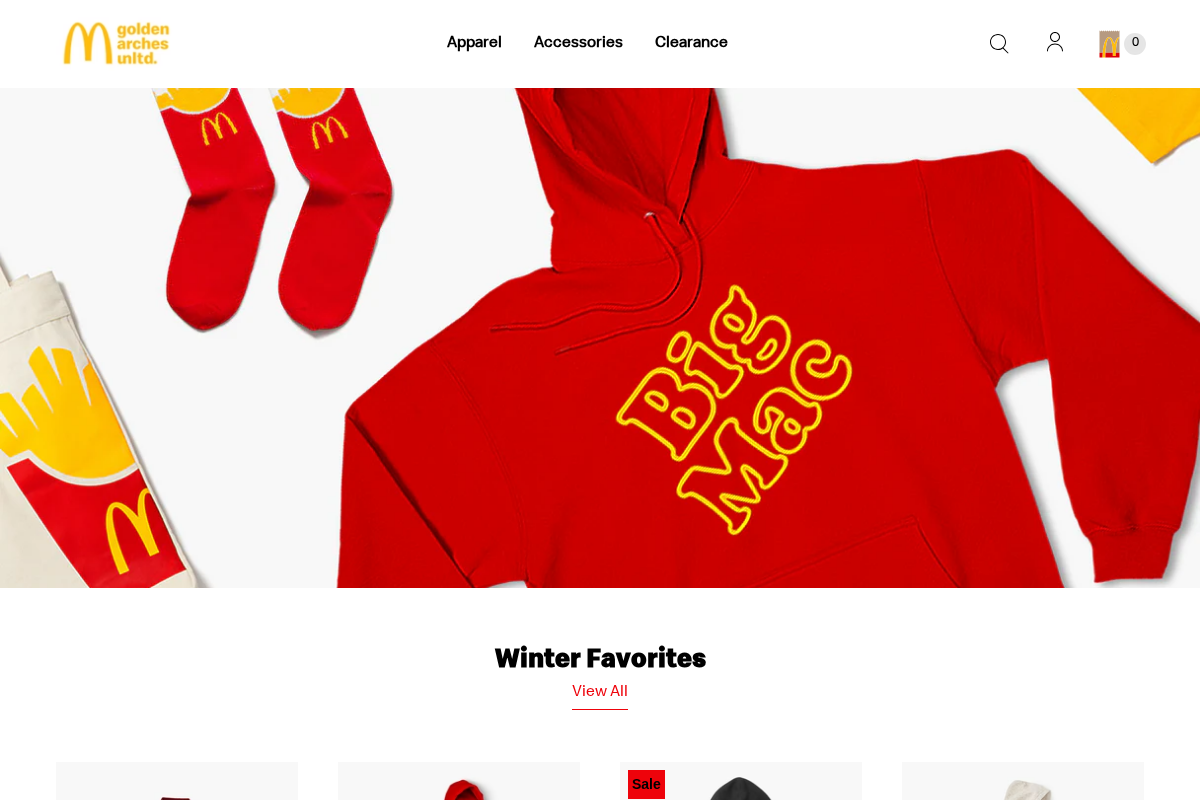 McDonald’s Golden Arches Unlimited homepage screenshot