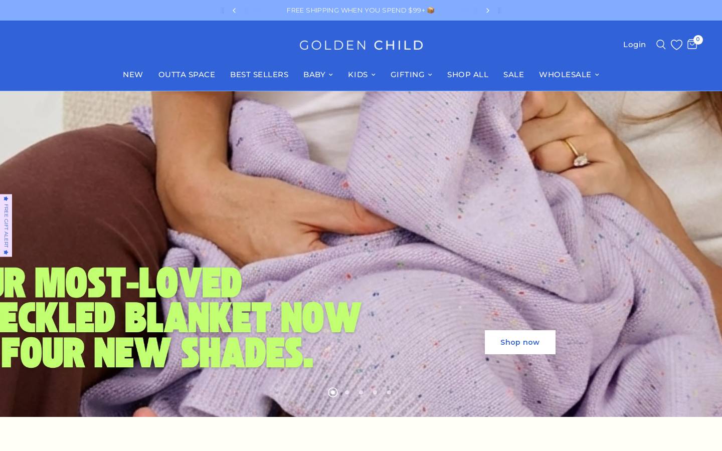 goldenchildthestore.com.au homepage screenshot
