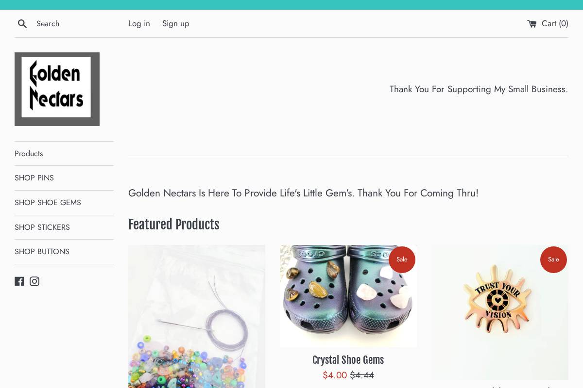 goldennectars.com homepage screenshot